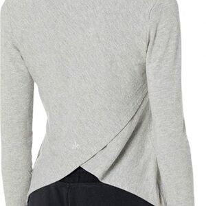 ALO Yoga Light Gray Embrace Top